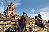 Bakong temple - stairway accessing the main tower